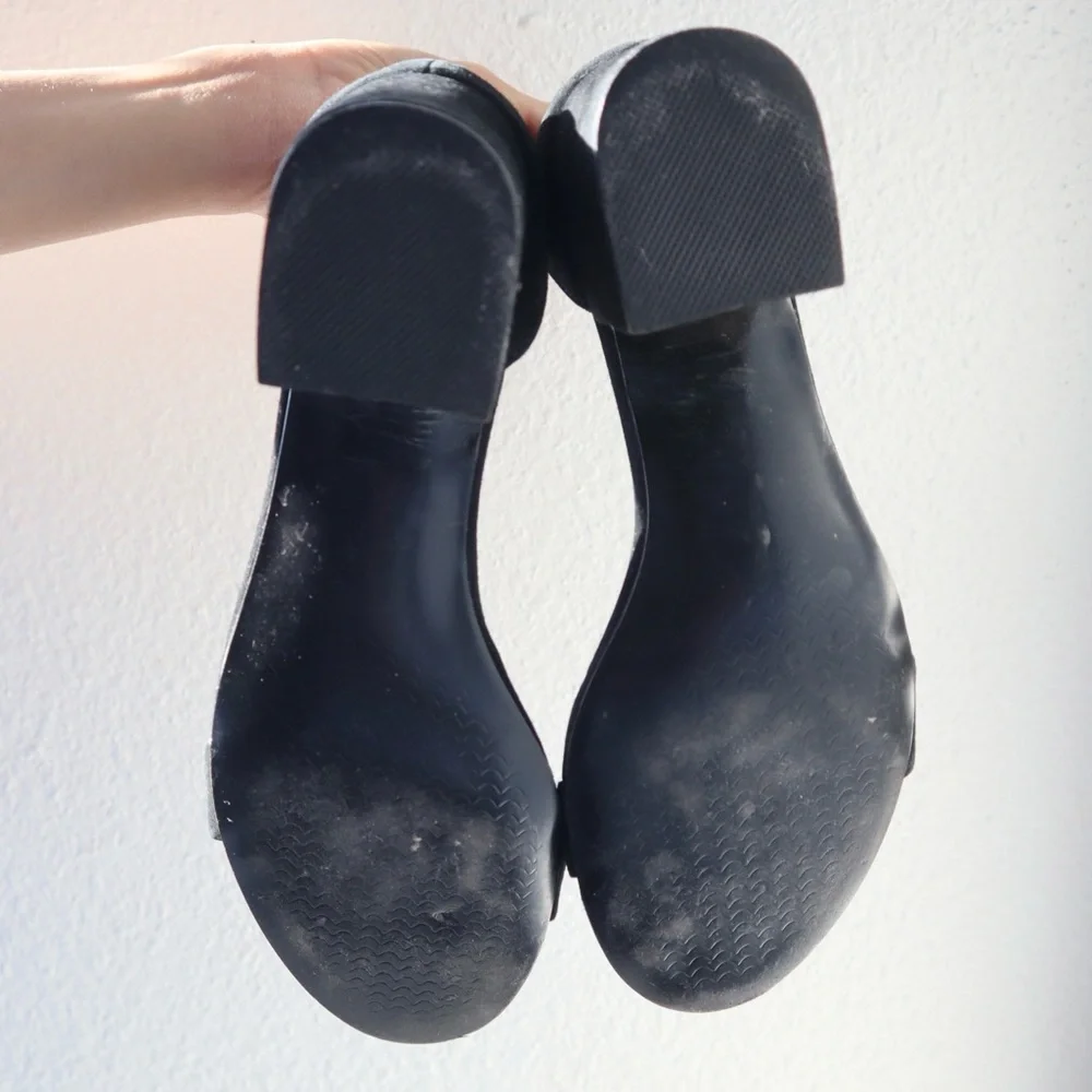 Steve Madden black heel sandals - Picture 7 of 7